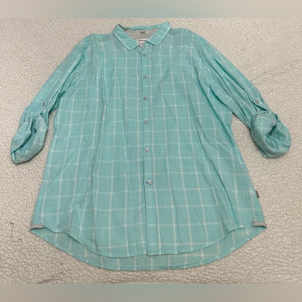 Calvin Klein XXL Long-Sleeve Button-Down